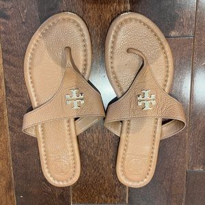 Leather Tory Burch Sandals